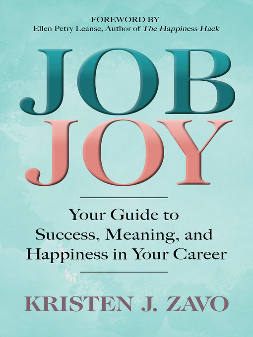 Title details for Job Joy by Kristen J. Zavo - Wait list